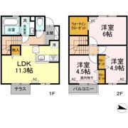 アリオン上東の間取り画像