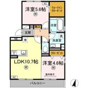 ヴェルデ溝口の間取り画像