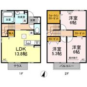 VINCULNM Ⅴ棟の間取り画像