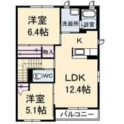 KO．レジデンス B棟の間取り画像