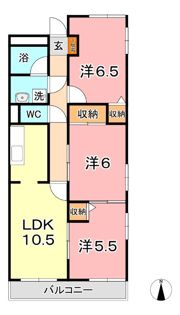 デューク白楽町Ⅰの間取り画像