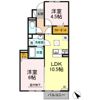 イーストミレニアム(東千房)の間取り画像