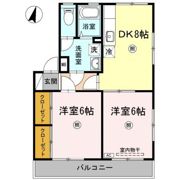 レコルト福田Ⅱの間取り画像