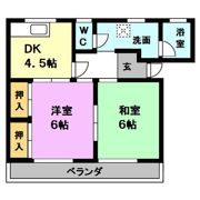 森ハイツIIの間取り画像