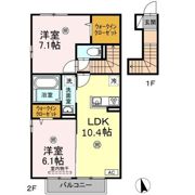 ラウレア福田 A棟 A棟の間取り画像