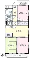 マジェステートの間取り画像