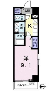 プラステ東島田の間取り画像