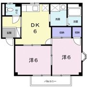 ボナール平野Bの間取り画像
