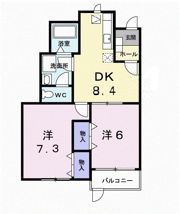 サンシティ東新田Aの間取り画像