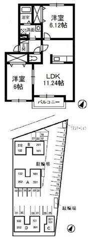 ジョイラックス Dの間取り画像