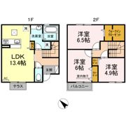 グリシーヌ C棟の間取り画像