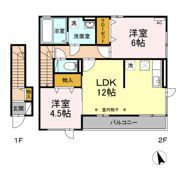 リビングコートの間取り画像