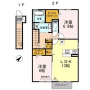 ラクス コーフの間取り画像