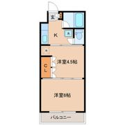 イーグルハイツ高松の間取り画像