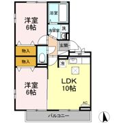 セントレ富沢の間取り画像