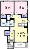 アンジュTの間取り画像