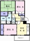 シャルマンドエルの間取り画像