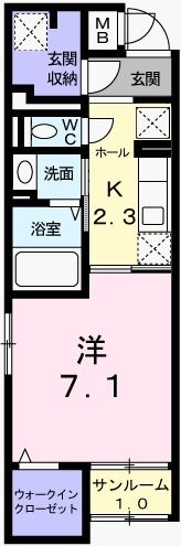 ジュエルⅡの間取り画像