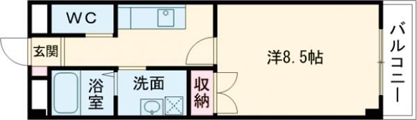 Dear courtの間取り画像