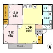 グリーンライフ福泊の間取り画像