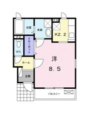 プラシードUNO Ⅱの間取り画像
