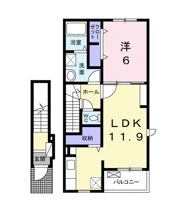アムール D棟の間取り画像