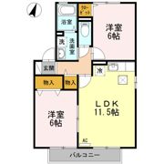 アローネ B棟の間取り画像