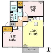 FLOR A棟の間取り画像