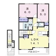 ハナミズキDの間取り画像
