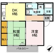 プレジール千田の間取り画像