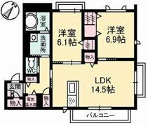ハレアカラの間取り画像