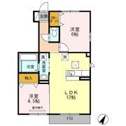 ファミリーヒルズ C棟の間取り画像