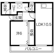 森ハイツIIの間取り画像