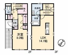 シャーメゾン阿知の間取り画像