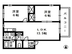 アイリー・ブランチ Ⅱの間取り画像
