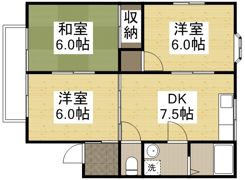 エクセルフラッツⅢの間取り画像