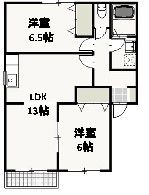 パストラーレ Bの間取り画像