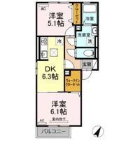 モンレーヴの間取り画像