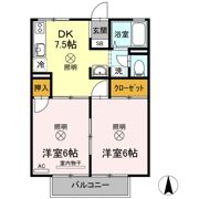 プレジール矢杉の間取り画像