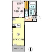 アスターエイト A棟の間取り画像