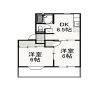サンライズ久米 Aの間取り画像