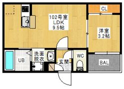 Regalest Terrace 下伊福の間取り画像