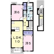 エレガンテ フィオーレ Bの間取り画像