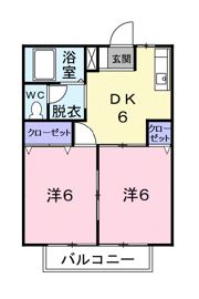 シティハイツグリーンAの間取り画像