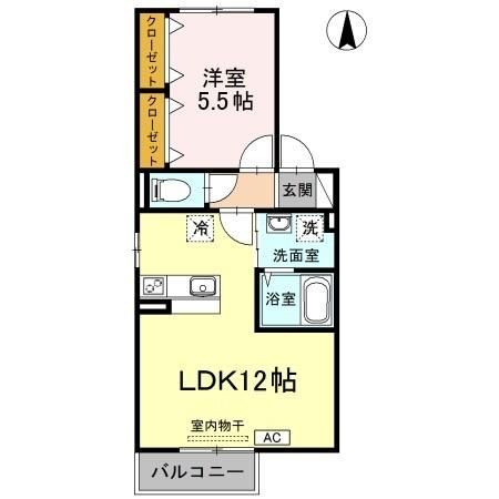 カラバッシュ 賃貸アパート 2階 2号室 1ldkの物件詳細 いい部屋ネット