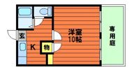 コーポ親和の間取り画像
