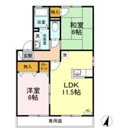 ピュア A棟の間取り画像