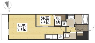 月光 岡山旭東町の間取り画像
