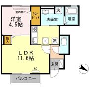 ハピネスの間取り画像