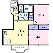 ハイムサンビレッジEの間取り画像